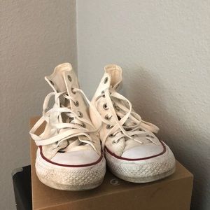 White High Top Converse